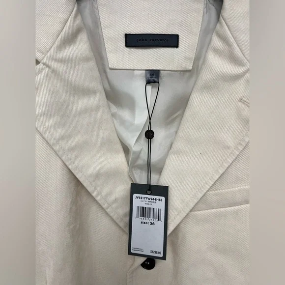 $1298 NWT Brand New John Varvatos Collection Rind Jacket size EU 56 USA 46.